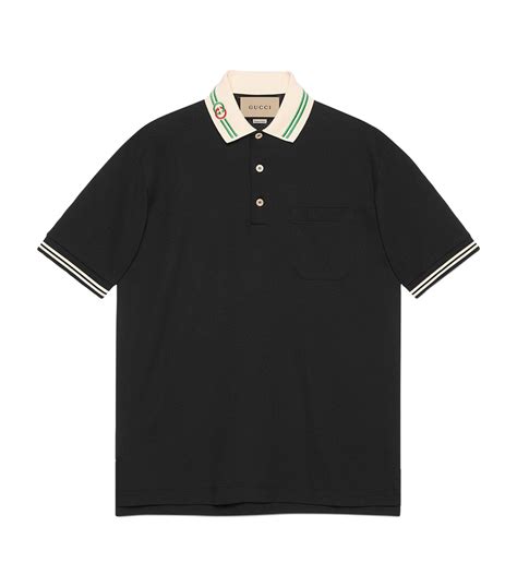 gucci interlocking g polo shirt|gucci polo shirt snake collar.